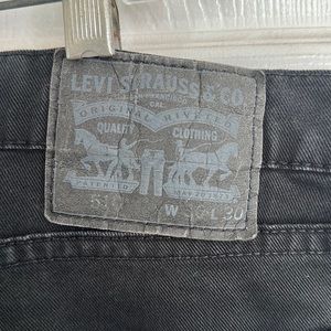 Black Levi Strauss & Co. Slim Fit Blue Denim Jeans Style 511 W36 x L30
